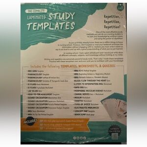 ***SOLD*** Nurse in the making laminated nursing school Study Templates